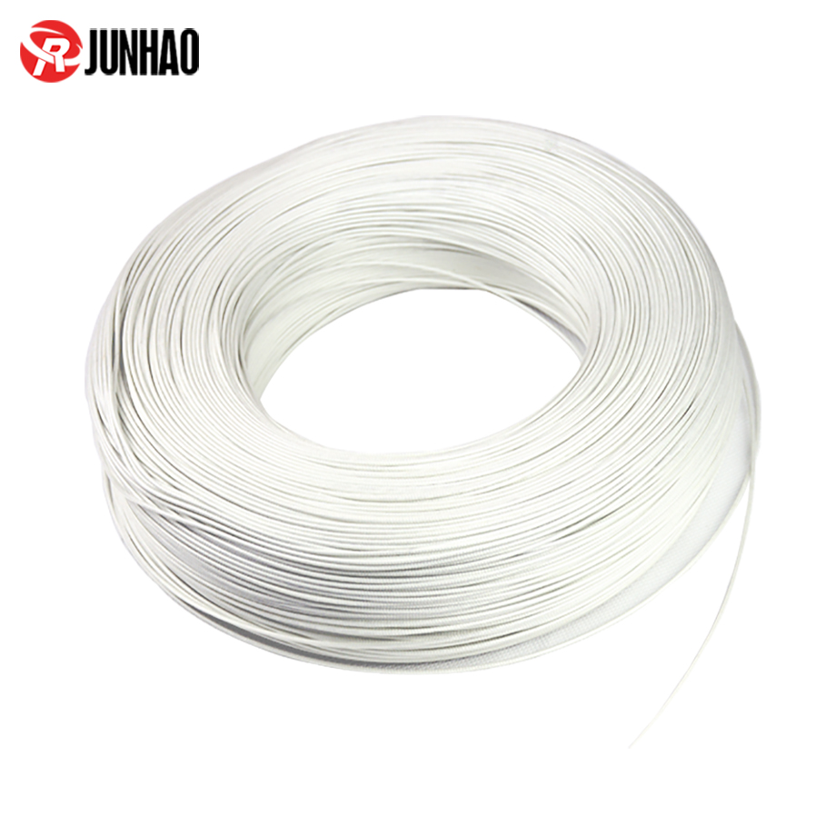 ul 3122 AWG 26 Fiberglass Braided Sheath Flexible Silicone Rubber Electric Wire 1