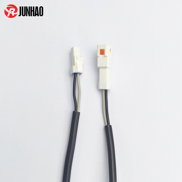 1-24010611340c47 2P Automobile Wire Harness Connector with 2 core Cable 2pin JST Connector Cable